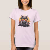 Cool Cat, Unique Style T-Shirt (Vorderseite)