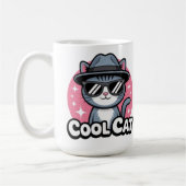 Cool Cat Vibes Kaffeetasse (Links)