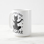 Cool Cat Vibes Kaffeetasse (Vorderseite Links)