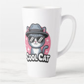 Cool Cat Vibes Milchtasse (Rechts)