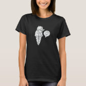 Cool Cats And Ice Cream Cat Cone Sundae Dessert T-Shirt (Vorderseite)