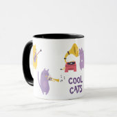 Cool Cats Jazz Tasse (Vorderseite Links)