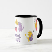 Cool Cats Jazz Tasse (VorderseiteRechts)