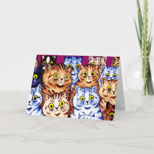 Cool Cats von Louis Wain Karte