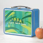 Cool Chameleon Art on Metal Lunch Boxes Metall Brotdose (Beispiel)