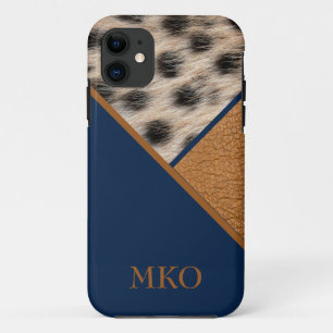Cool Cheetah Mit Monogramm Case-Mate iPhone Hülle