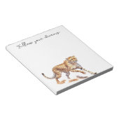 Cool Cheetah Notizblock (angewinkelt)