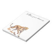 Cool Cheetah Notizblock (Rotiert)