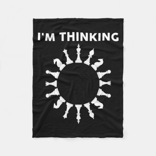 Cool Chess Art For Men Women Kids Chess Player Che Fleecedecke (Vorderseite)