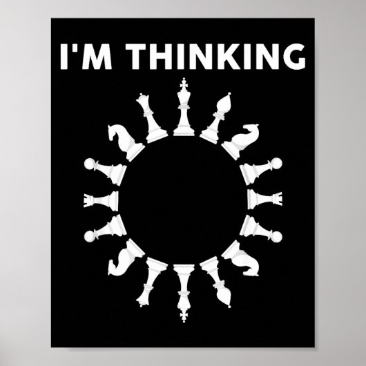 Cool Chess Art For Men Women Kids Chess Player Che Poster (Vorne)