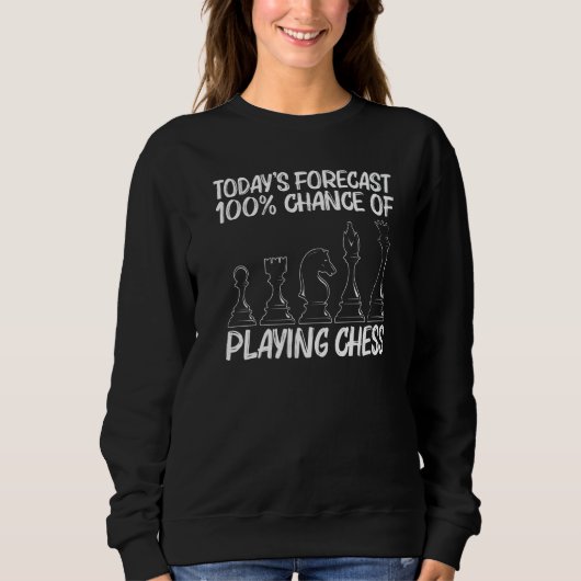 Cool Chess For Men Women King Queen Rook Knight Pa Sweatshirt (Vorderseite)
