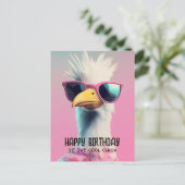 Cool Chic: Der sanfte Adler mit Stil Postkarte (Stehend Vorderseite)