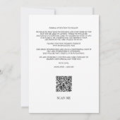 Cool Chic Romantic 4 Multi Photos Wedding Trendy Save The Date (Rückseite)