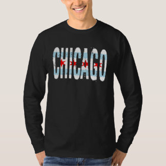 Cool Chicago Tees  Illinois Flag Vintage