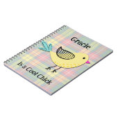 Cool Chick Retro Fun Journal-Notebook Notizblock (Linke Seite)