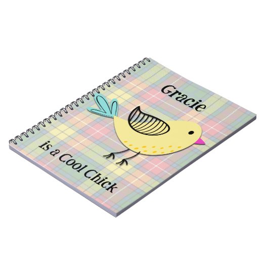Cool Chick Retro Fun Journal-Notebook Notizblock (Linke Seite)