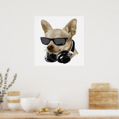 Cool Chihuahua | Chihuahua mit Brillen Poster (Küche)