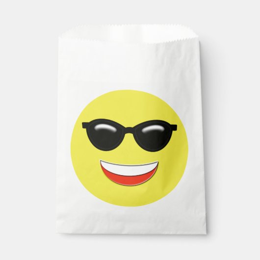 Cool Chill Sunglasses Emoji Geschenktütchen (Vorderseite)
