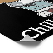 Cool Chill Typ Meme T-Shirts - Trump Chill Typ Mem Poster (Ecke)