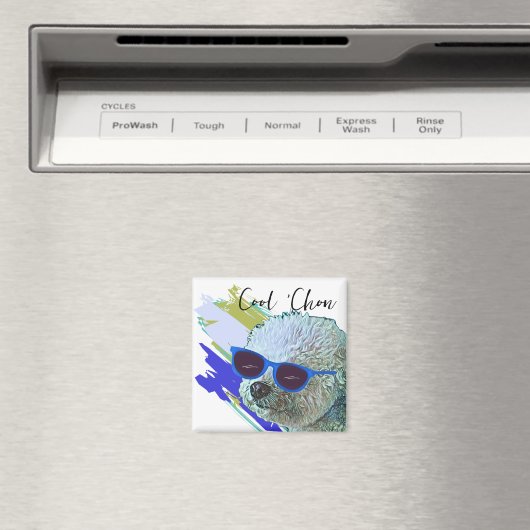 Cool "Chon the Bichon Magnet (In Situ (Geschirrspüler))