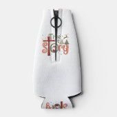 Cool Christian Christmas Resurrection Day Jesus Tr Flaschenkühler (Rückseite)