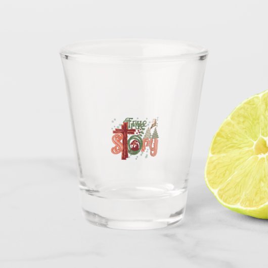 Cool Christian Christmas Resurrection Day Jesus Tr Schnapsglas (Vorderseite)