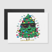 Cool Christmas Tree Classic Magneteinladung (Vorne/Hinten)