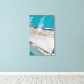 Cool Chrome Leinwanddruck (Insitu (Holzboden))