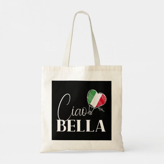 Cool Ciao Bella Graphic for a Romantic Italy Honey Tragetasche (Rückseite)