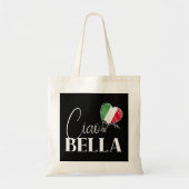 Cool Ciao Bella Graphic for a Romantic Italy Honey Tragetasche (Vorne)