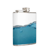 Cool Clear Blue Wave Flachmann (Rechts)