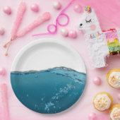 Cool Clear Blue Wave Pappteller (Party)