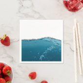 Cool Clear Blue Wave Serviette (Beispiel)