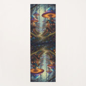 Cool Colorful Mushroom Houses Yogamatte (Vorderseite)