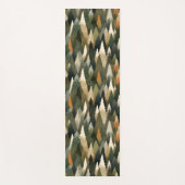Cool Colorful Nature Pattern Rustic Forest Yogamatte (Vorderseite)