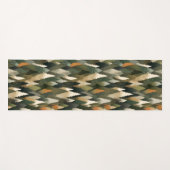 Cool Colorful Nature Pattern Rustic Forest Yogamatte (Vorderseite (Horizontal))