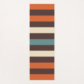 Cool Colorful Retro Stripes  Yogamatte (Vorderseite)