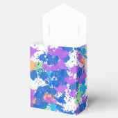 Cool Colors Abstract Splatter Paint Geschenkschachtel (Geöffnet)