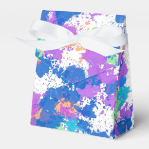 Cool Colors Abstract Splatter Paint Geschenkschachtel