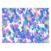 Cool Colors Abstract Splatter Paint Tischdecke (Vorderseite (Horizontal))