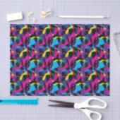 Cool comic graffiti tiled pattern seidenpapier (Handwerk)