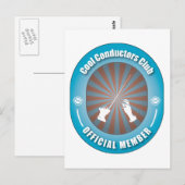Cool Conducteur Club Postkarte (Vorne/Hinten)