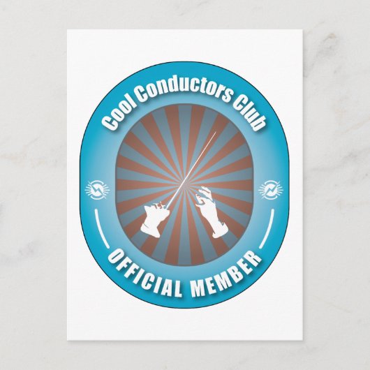 Cool Conducteur Club Postkarte (Vorderseite)