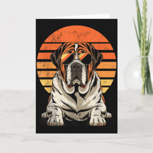 Cool cool Sankt Bernhard Mutter Vater Geschenk Vin Karte