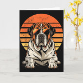 Cool cool Sankt Bernhard Mutter Vater Geschenk Vin Karte (Gelbe Blume)