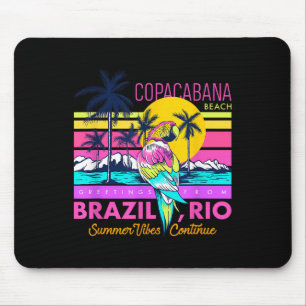 Cool Copacabana Beach Brasilien Rio Summer Vibes G Mousepad
