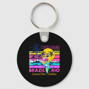 Cool Copacabana Beach Brasilien Rio Summer Vibes G Schlüsselanhänger