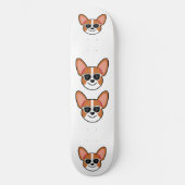 Cool Corgi  Skateboard (Vorderseite)