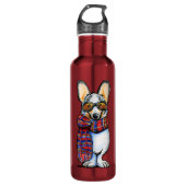 Cool Corgi Trinkflasche (Vorderseite)