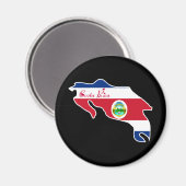 Cool Costa Rica Magnet (Vorderseite/Rückseite)